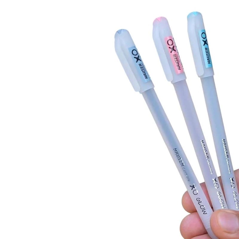 Hauser Germany XO Glow Ball Pen – Pack of 10 (Smooth Writing Pens) Image 4